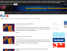 Tablet Screenshot of mostolesfutsal.com